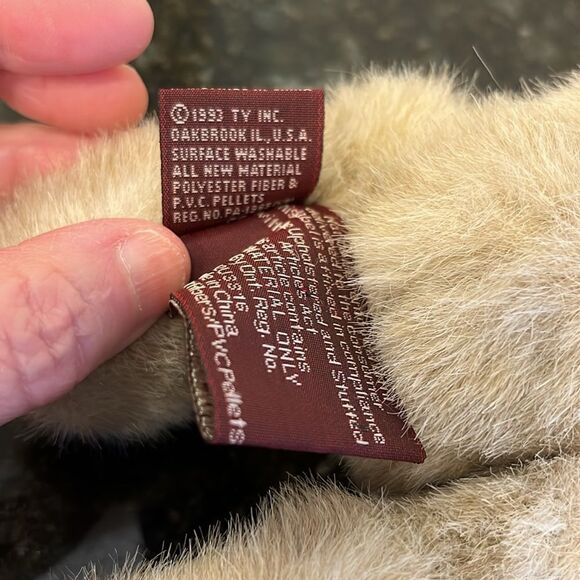 Ty Attic Treasures Dickens The Teddy Bear Handmade Jointed Body 8.5" with Tag - Picture 9 of 10